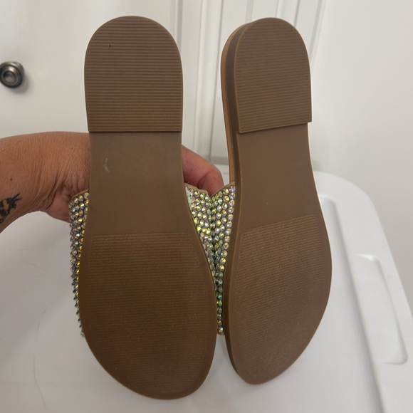 Steve Madden Crystal Embellished Sandals - Picture 6 of 8
